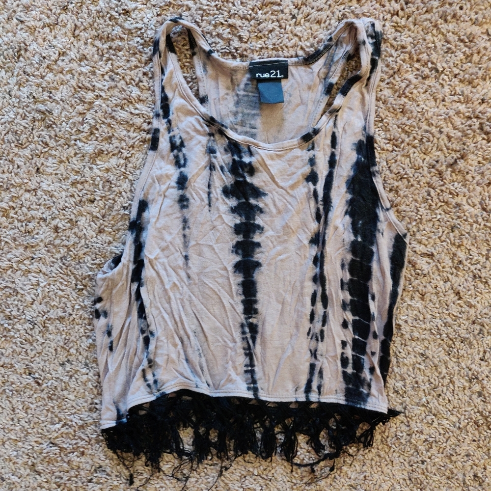 Tye dye crop top